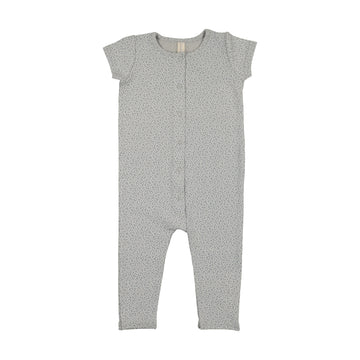 Lilette Mini Print Romper - Pale Blue