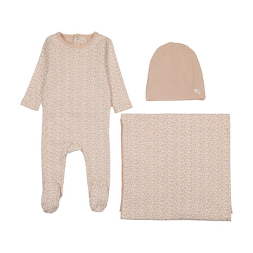 Lilette Mini Print Layette Set - Petal