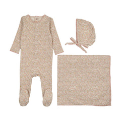 Lilette Liberty Floral Layette Set - Cream/Pink