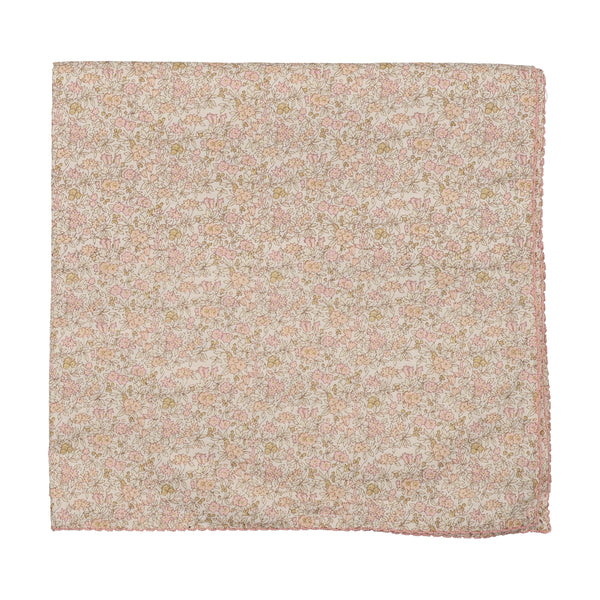 Lilette Liberty Print Muslin Swaddle - Cream/Pink