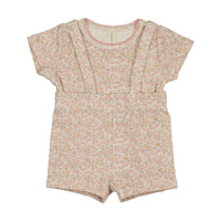 Lilette Liberty Floral Short Sleeve Set - Cream/Pink