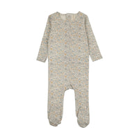 Lilette Liberty Floral Footie - Cream/Blue
