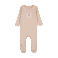 Lilette Graphic Tag Footie - Petal