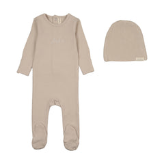 Lilette Take Me Home Bebe Footie Set - Oat