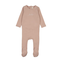Lilette Take Me Home Bebe Footie - Dusty Pink