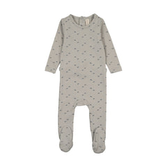 Lilette Paper Boat Footie - Pale Blue