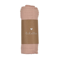 Lilette Take me Home Bebe Muslin Swaddle - Dusty Pink