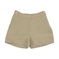 Analogie By Lil Legs Solid Shorts - Wheat