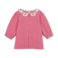 Analogie By Lil Legs Downtown Blouse - Fresh Pink