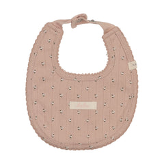 Lilette Floret Print Bib - Dusty Pink