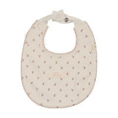 Lilette Floret Print Bib - Cream/Pink