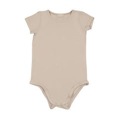 Analogie By Lil Legs BAMBOO SS ONESIE - Wheat