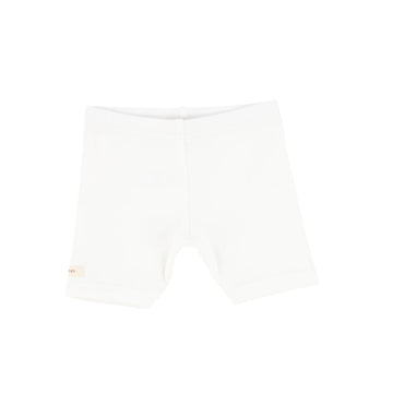 Lil Legs Winter White Basic Shorts