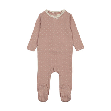 Lil Legs Pink Print Maxi Loungewear Tiny Twig Footie