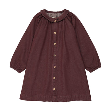 Analogy by Lil Legs Burgundy Denim Rugged Threads Dress