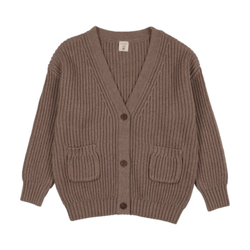 Analogy by Lil Legs Misty Oat Signature Collection Grandpa Cardigan