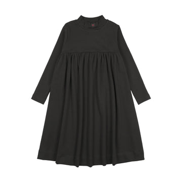 Analogy by Lil Legs Black Rugged Threads Mockneck Dress