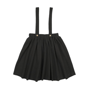 Lil Legs Black Wardrobe Staples Suspender Skirt