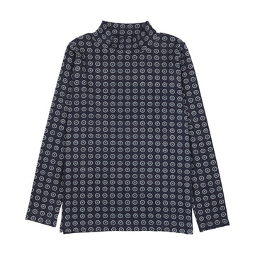 Analogy by Lil Legs Navy Print Home Garden Printed Mockneck