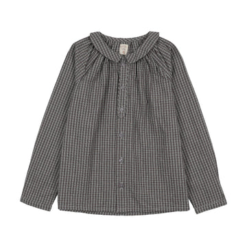 Analogy by Lil Legs Soft Grey Plaid Edition Toddler Boys Shirt