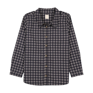 Analogy by Lil Legs Navy Print Home Garden Boys Shirt
