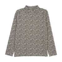 Analogy by Lil Legs Vntg Prpl Print Wardrobe Staples Printed Mockneck