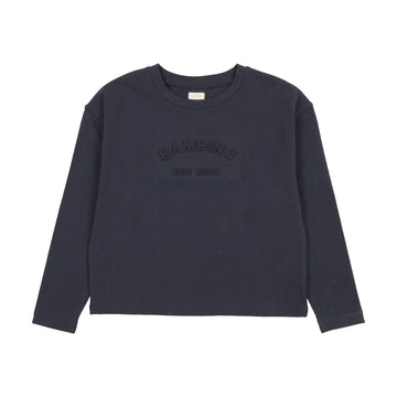 Analogy by Lil Legs Navy Denim Day Boys Tee
