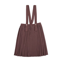 Analogie by Lil Legs Vintage Purple Signature Collection Knife Pleated Suspender Skirt