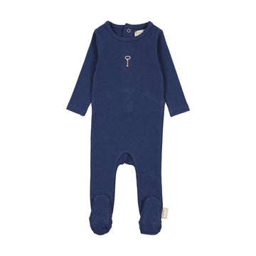 Analogy by Lil Legs Bellwether Blue Limited Capsule Footie