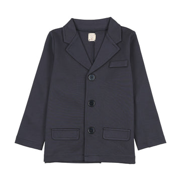 Analogy by Lil Legs Navy Signature Collection Ponte Blazer