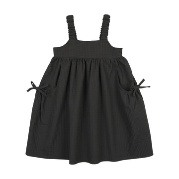 Lil Legs Black Maxi Loungewear Jacquard Jumper - Little Girl