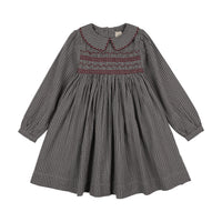 Analogy by Lil Legs Soft Grey Plaid Plaid Edition Dress