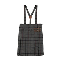 Analogy by Lil Legs Antique Plaid Signature Collection Kilt Suspender Skirt