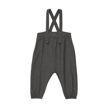 Analogy by Lil Legs Mid Grey Plaid Edition Boys Long Romper