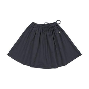 Analogy by Lil Legs Navy Home Garden Tie Waist Circle Skirt