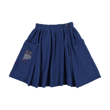 Analogy by Lil Legs Bellwether Blue Limited Capsule Circle Skirt