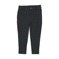 Analogy by Lil Legs Wndw Pld/Dp Tea Signature Collection Plaid Pants