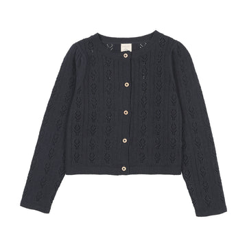 Analogy by Lil Legs Navy Signature Collection Girls Cardigan