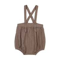 Analogy by Lil Legs Misty Oat Heath Plaid Edition Boys Romper