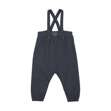 Analogy by Lil Legs Navy Plaid Edition Boys Long Romper