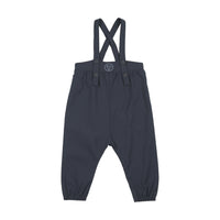 Analogy by Lil Legs Navy Plaid Edition Boys Long Romper