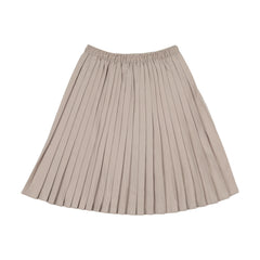 Analogie By Lil Legs Knife Pleated Skirt - Wheat