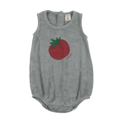 Analogie By Lil Legs Tomato Romper - Blue