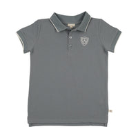 Analogie By Lil Legs Logo Polo SS - Blue