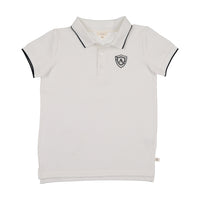 Analogie By Lil Legs Logo Polo SS - White