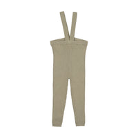 Analogie By Lil Legs Knit Long Suspender Leggings - Shrub Green