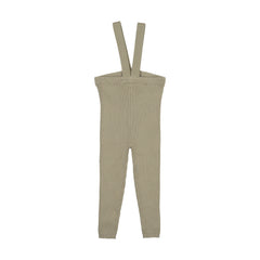 Analogie By Lil Legs Knit Long Suspender Leggings - Shrub Green