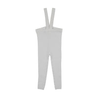 Analogie By Lil Legs Knit Long Suspender Leggings - Clear Blue