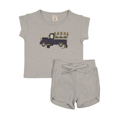 Analogie By Lil Legs Lemon Toddler Set Boy - Pale Blue