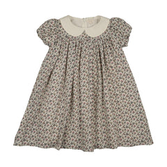 Analogie By Lil Legs Botanical Dress Short Sleeve - Multi Botanical